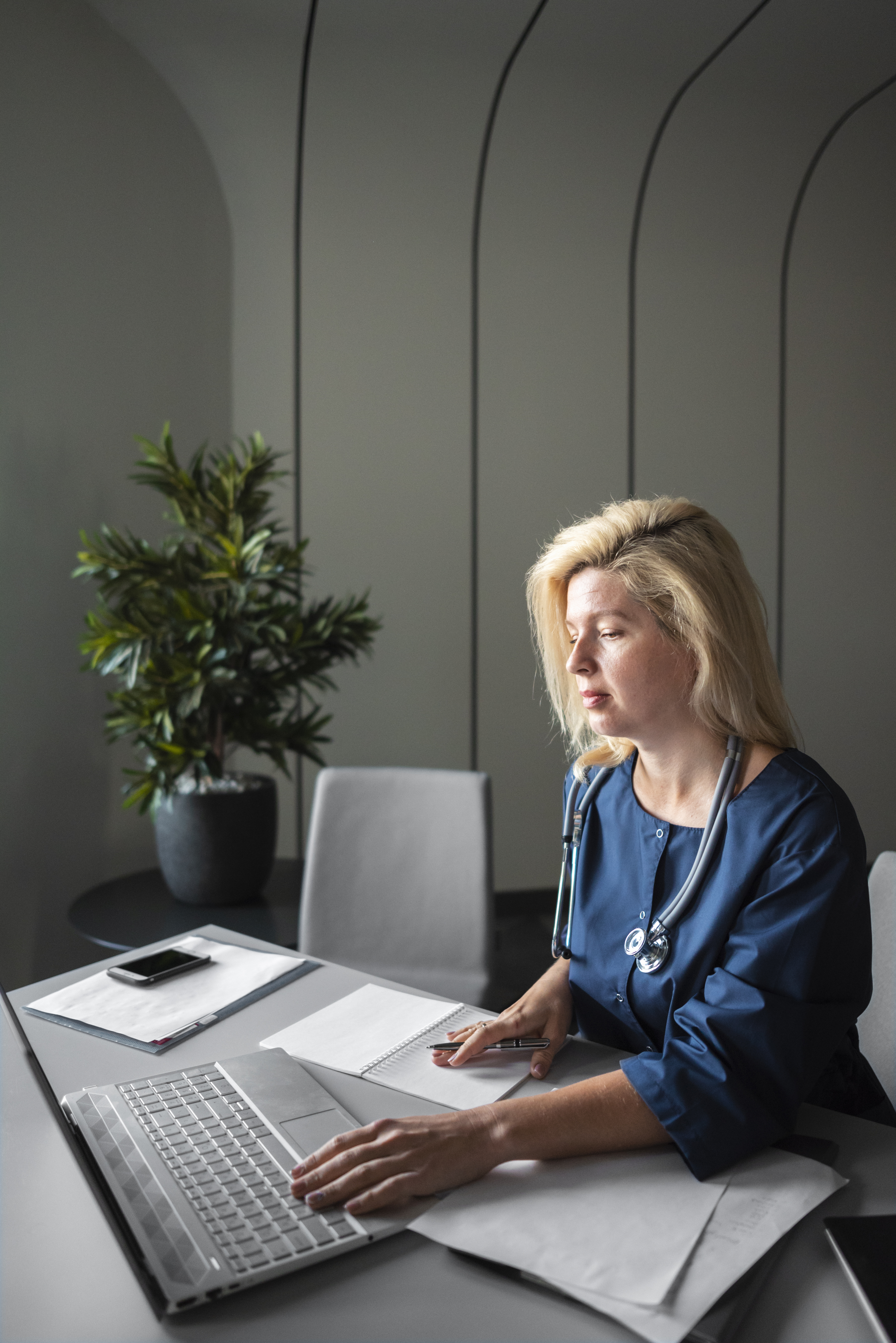 Revenue cycle specialists analyzing accounts receivable trends